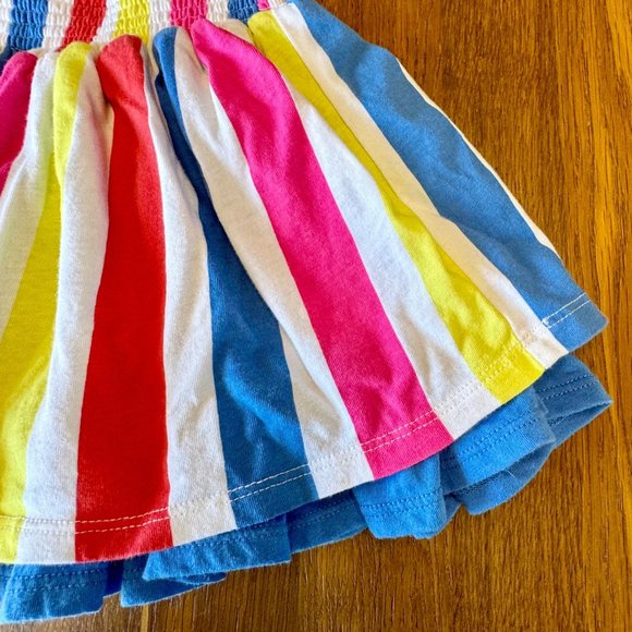 SEED HERITAGE Rainbow Stripes Skirt 3-4 3T 4T Bright Cotton Twirl Toddler Girl - Picture 4 of 7